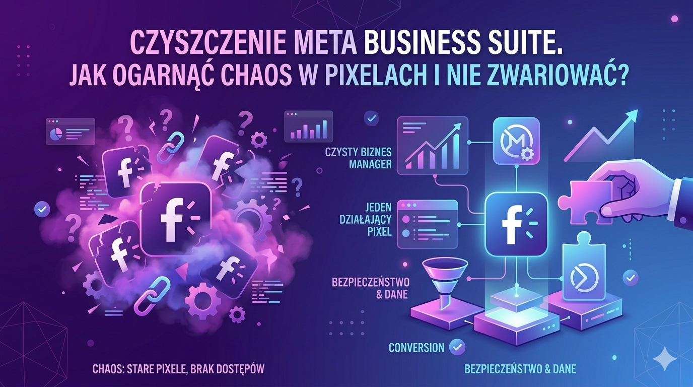 Czystka w Meta Business Suite. Jak ogarnąć chaos w Pixelach i nie zwariować?