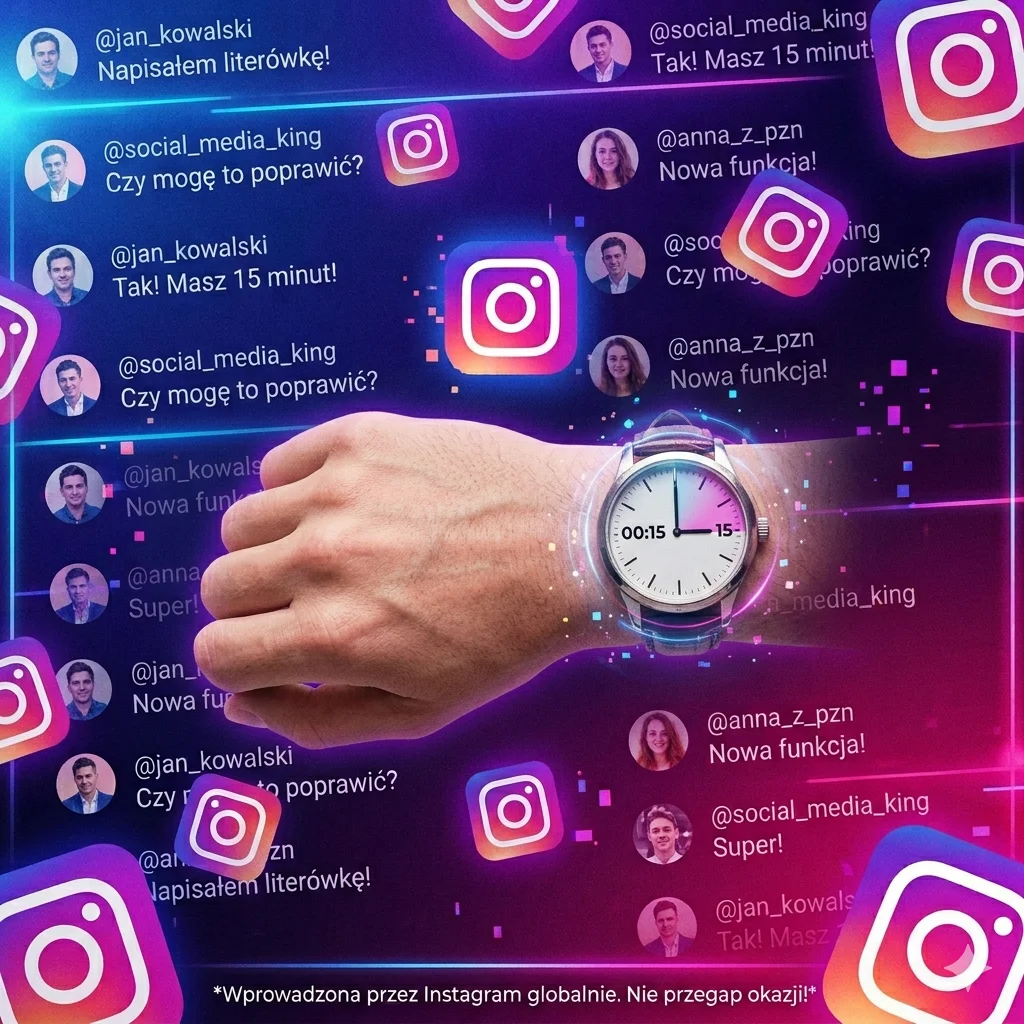 Koniec z „delete i repost”! Instagram w końcu pozwala edytować komentarze (ale jest haczyk).